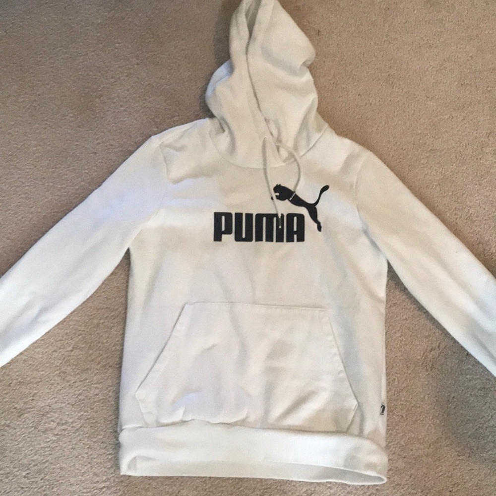 White puma hoodie
